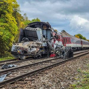 Srážka rychlíků na trati Košice - Zvolen
